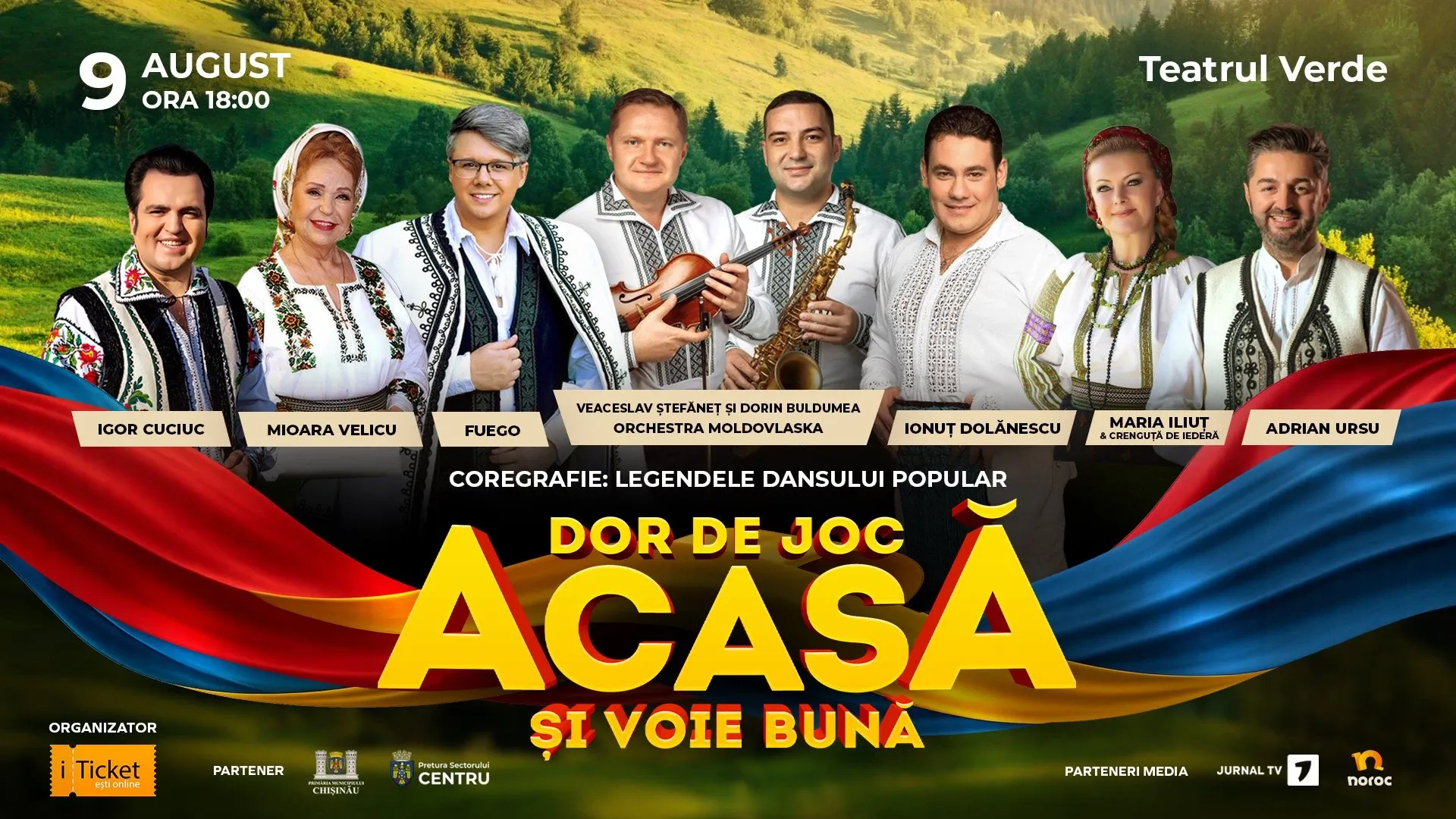 Festivalul „ACASĂ - Dor de Joc și Voie Bună” te așteaptă cu părinții la Teatrul Verde pe 9 august