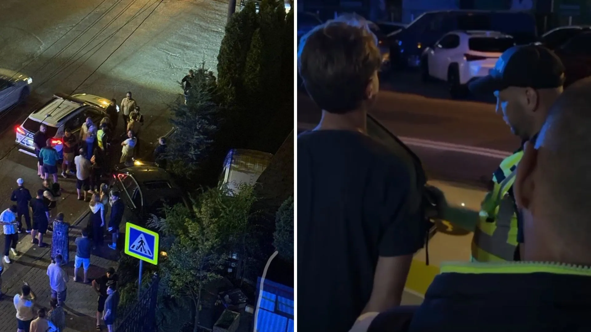 /VIDEO/ Carambol nocturn în Chișinău: Un șofer beat și fără permis ar fi lovit două mașini parcate. A fost reținut