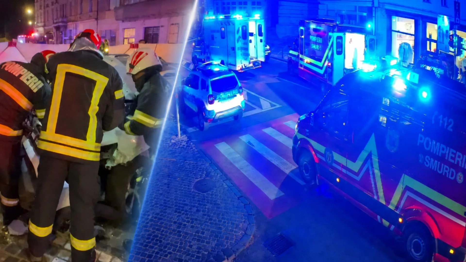 /VIDEO/ „A fost un carnagiu”: Doi morți și doi răniți după ce o mașină a ajuns pe trotuar la Brașov