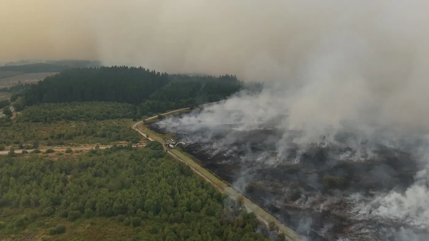 Incendiu devastator în Belgia: Peste 3.000 de hectare au ars, iar flăcările se apropie de Germania