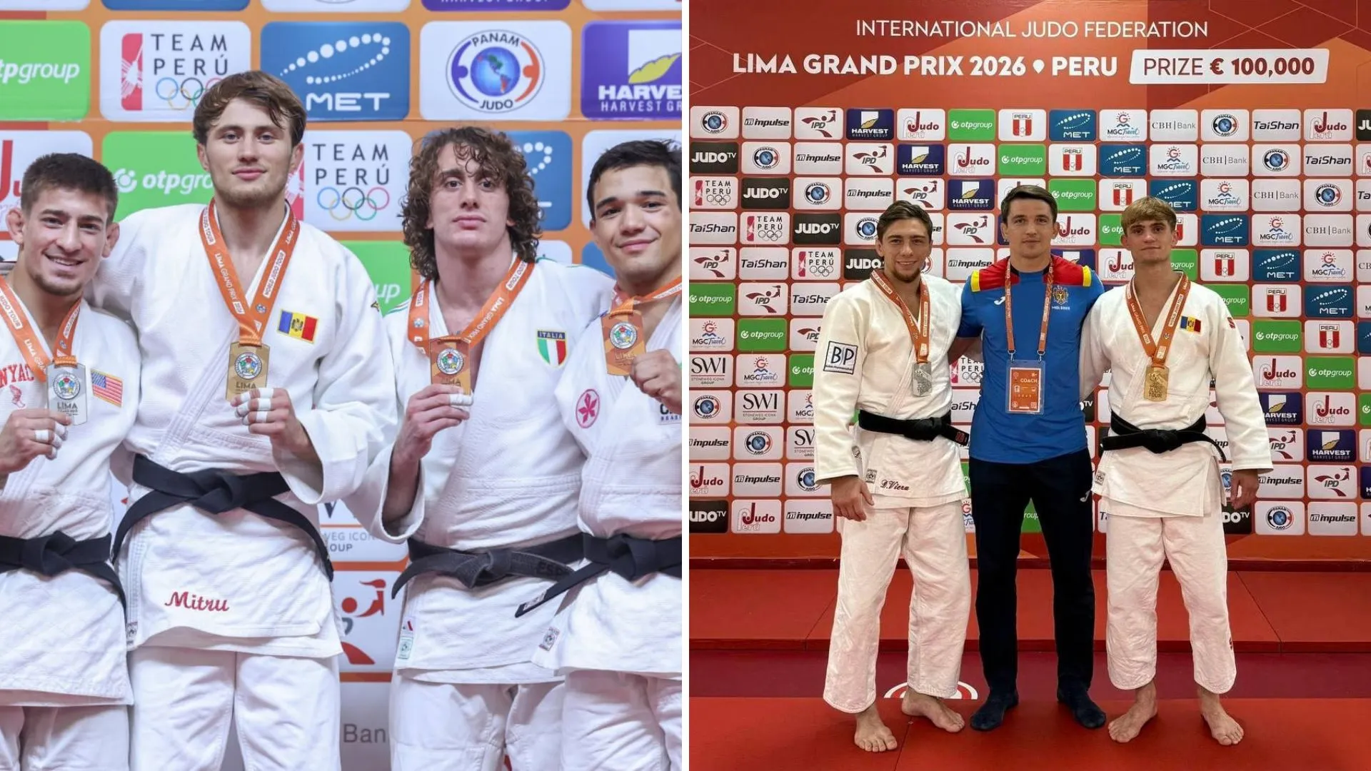 /VIDEO/ Judocanii moldoveni au dominat Grand Prix-ul de la Lima: Au câștigat cinci medalii