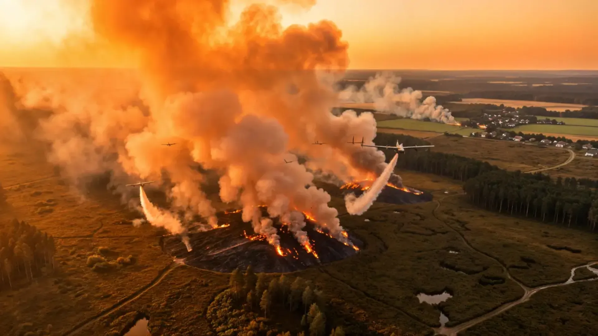 Cel mai mare incendiu din istoria Belgiei arde și sub pământ: Stingerea ar putea dura luni
