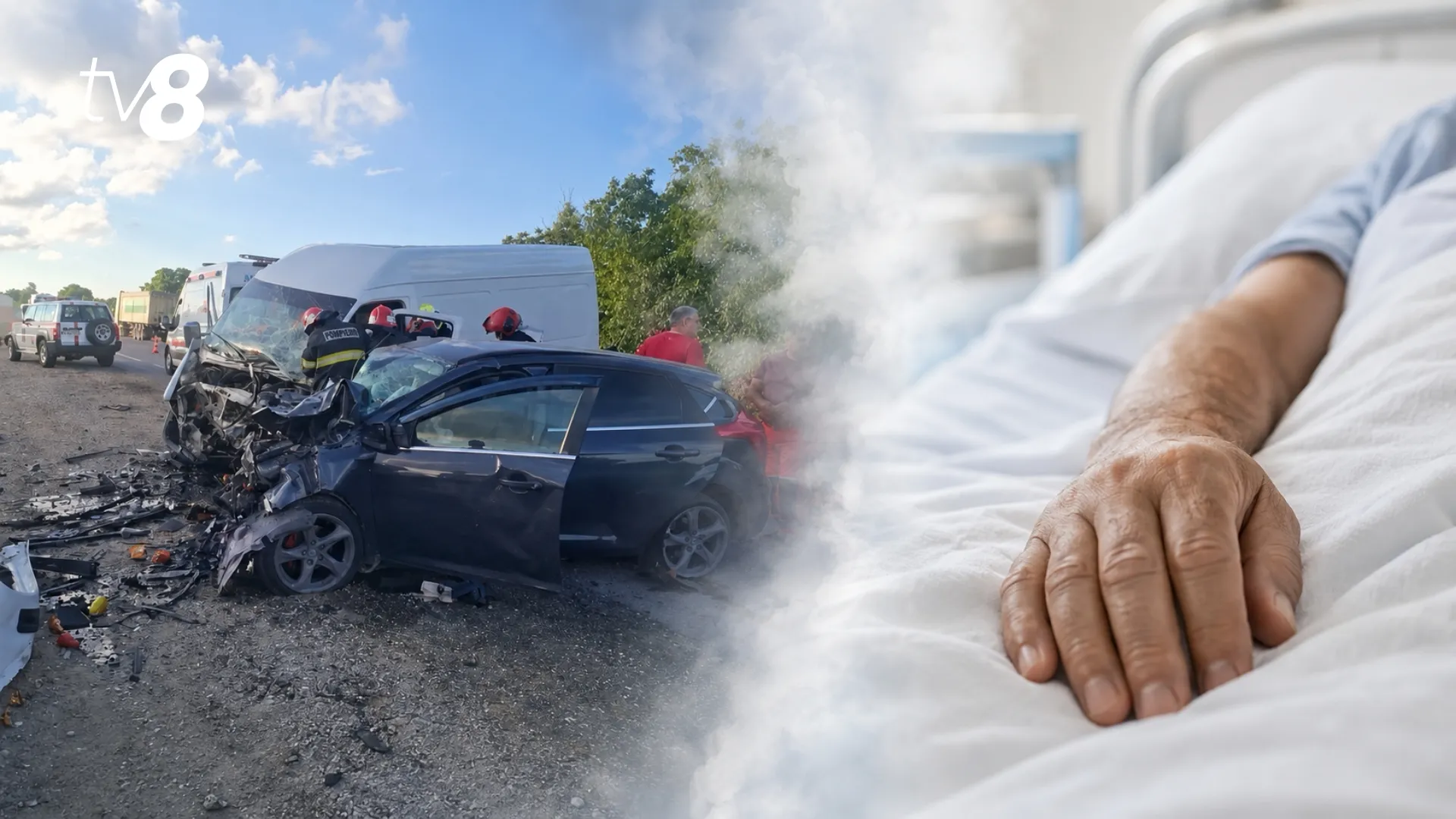 Starea șoferului care a supraviețuit după accidentul mortal de la Rîșcani: A fost operat de urgență