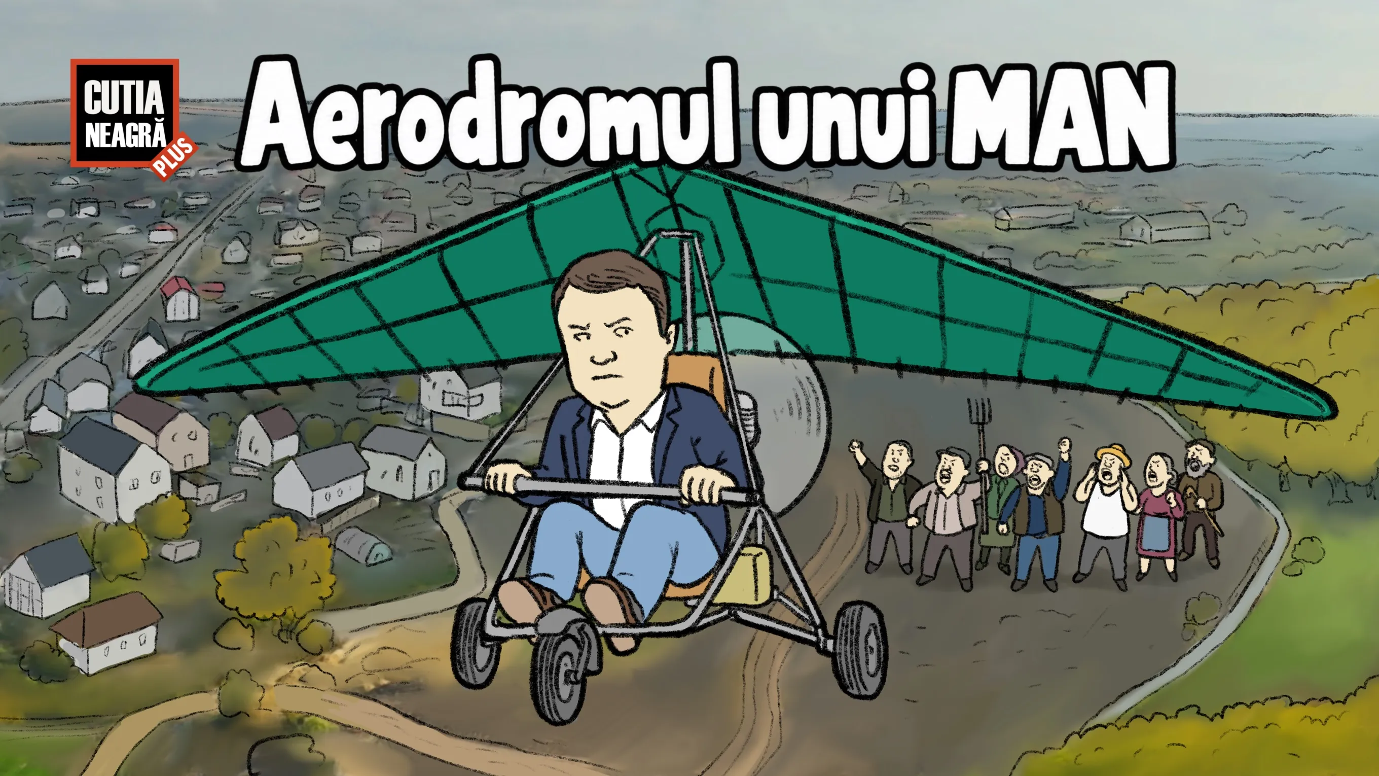 cutia aerodromul unui man