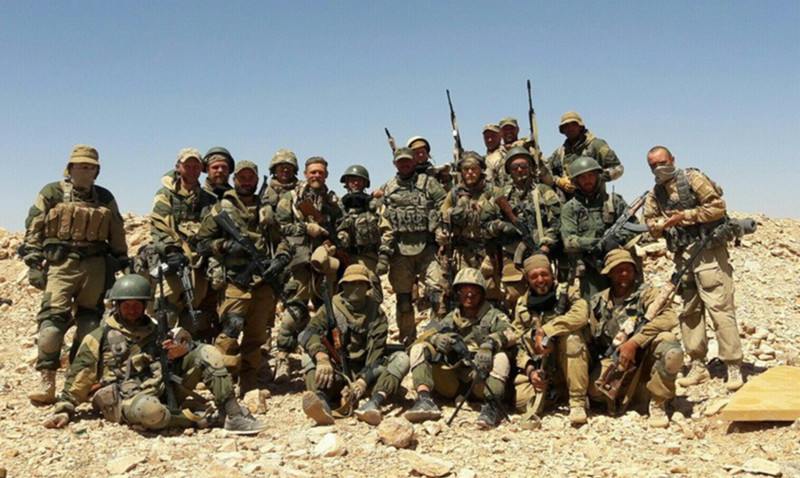 Imagine cu un câțiva mercenari din grupul Wagner care participă la operațiuni secrete în Siria. Sursă foto: Security Service of Ukraine (SBU).