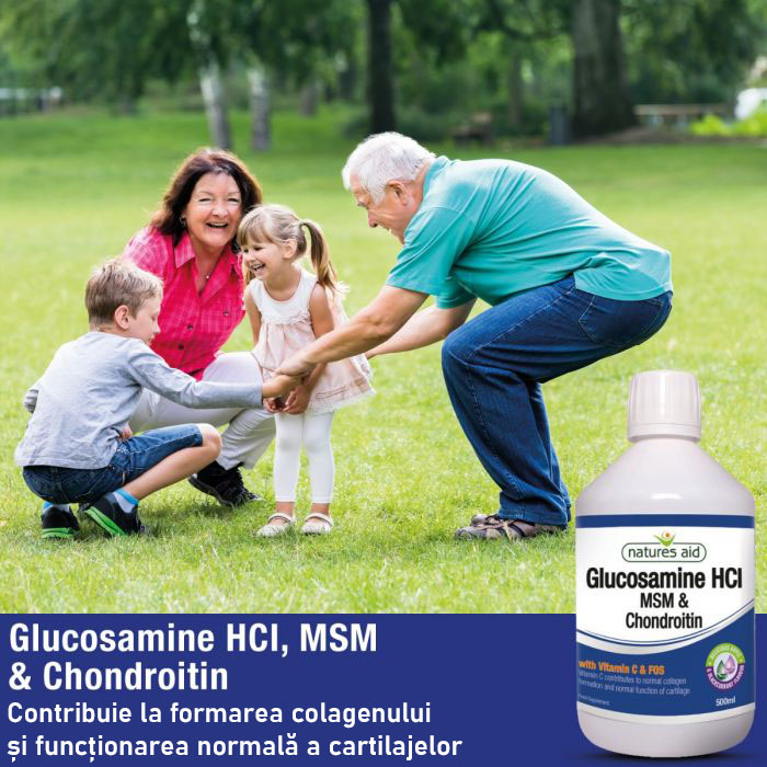 glucozamină lichidă cu condroitină)